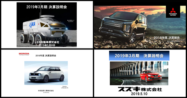 自動車会社「2018年度決算」まとめ