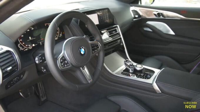 BMW 8シリーズ・グランクーペ（白）｜インテリア
