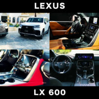 レクサスLX 600の内装カラー（赤・黒・オーカー）